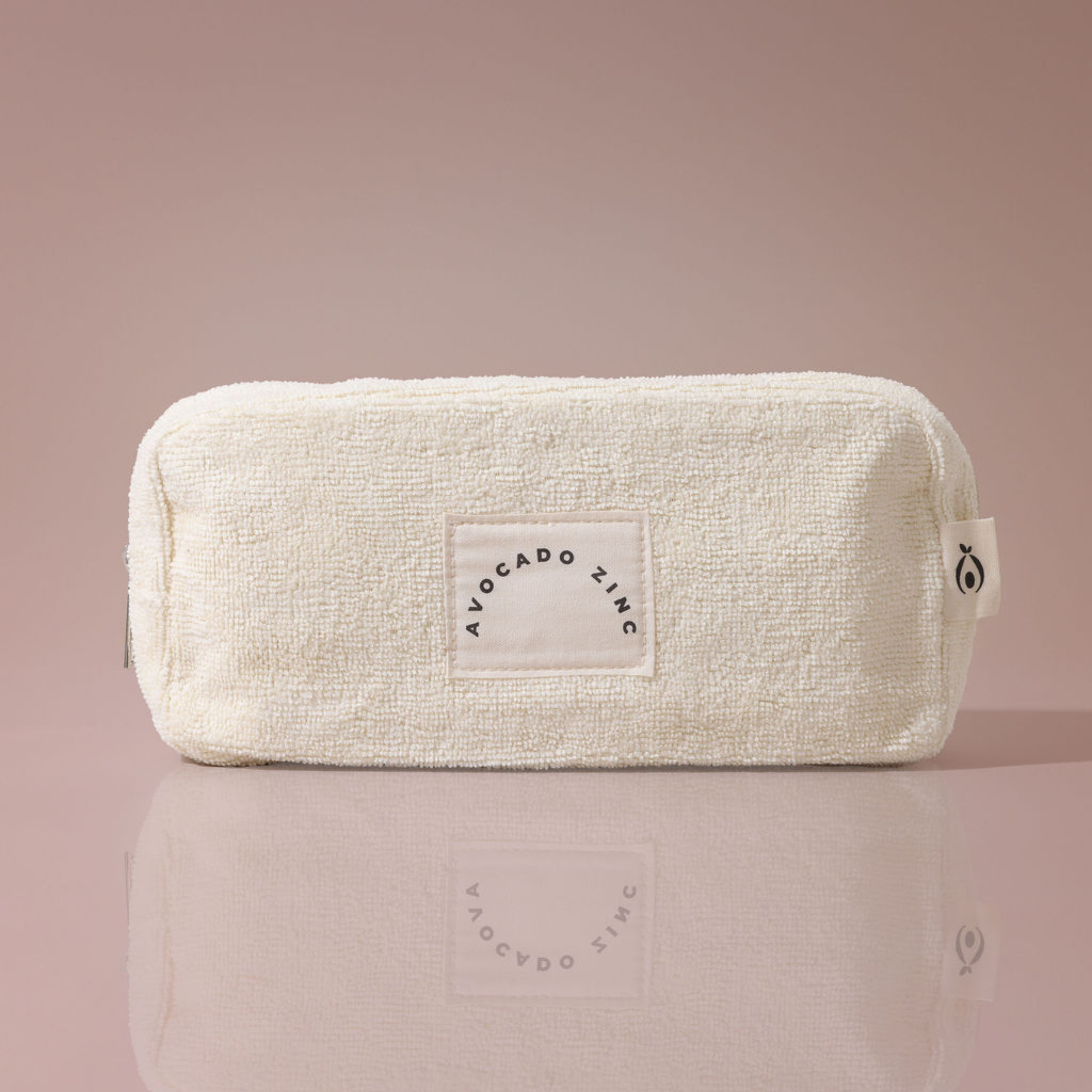 Beige Terry Towelling Pouch